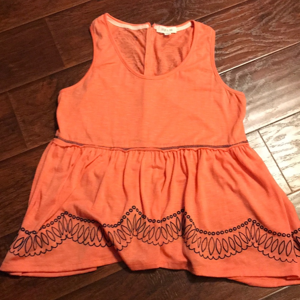 Peach tank top. Never worn!